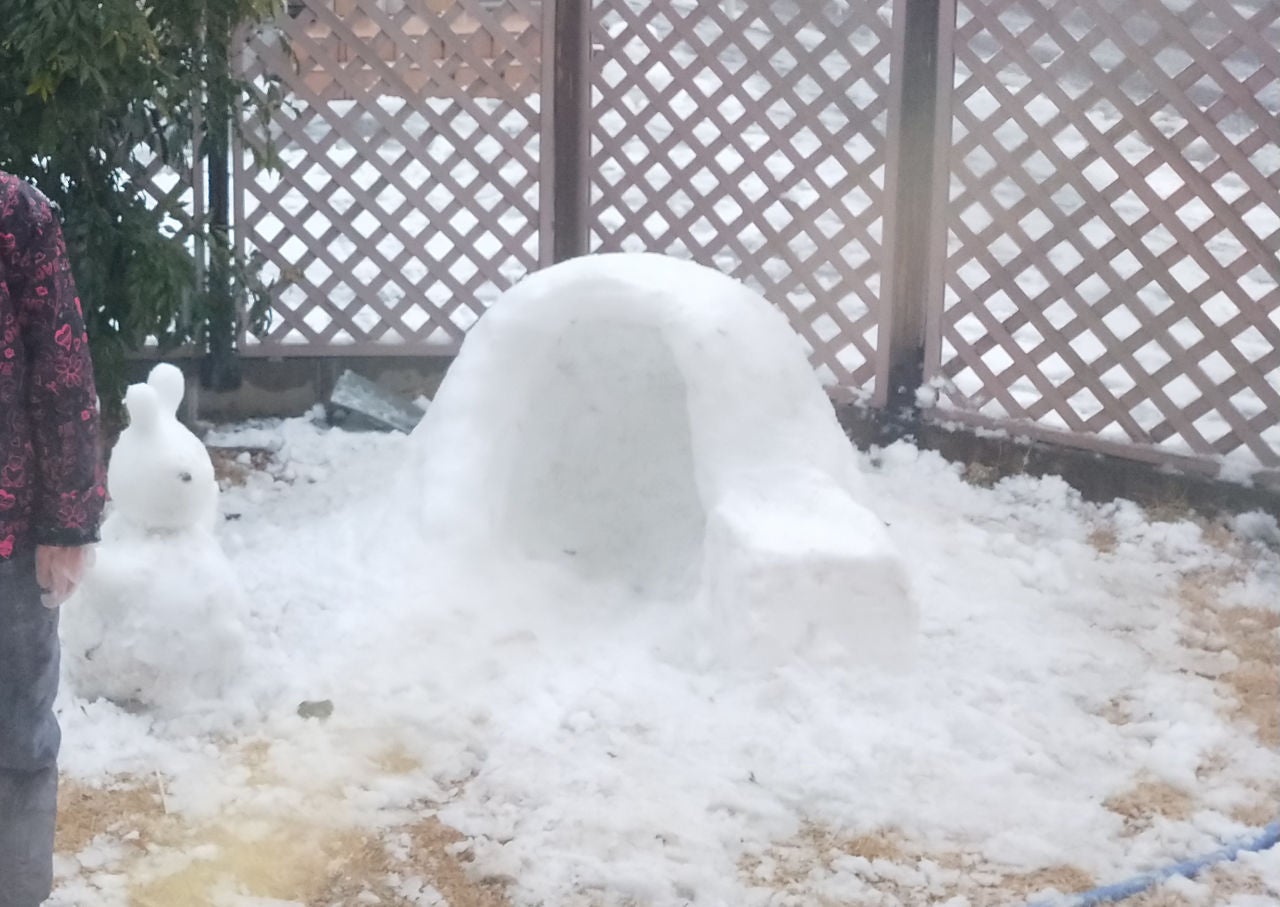東京で積雪は何年振りか？の工作の図。