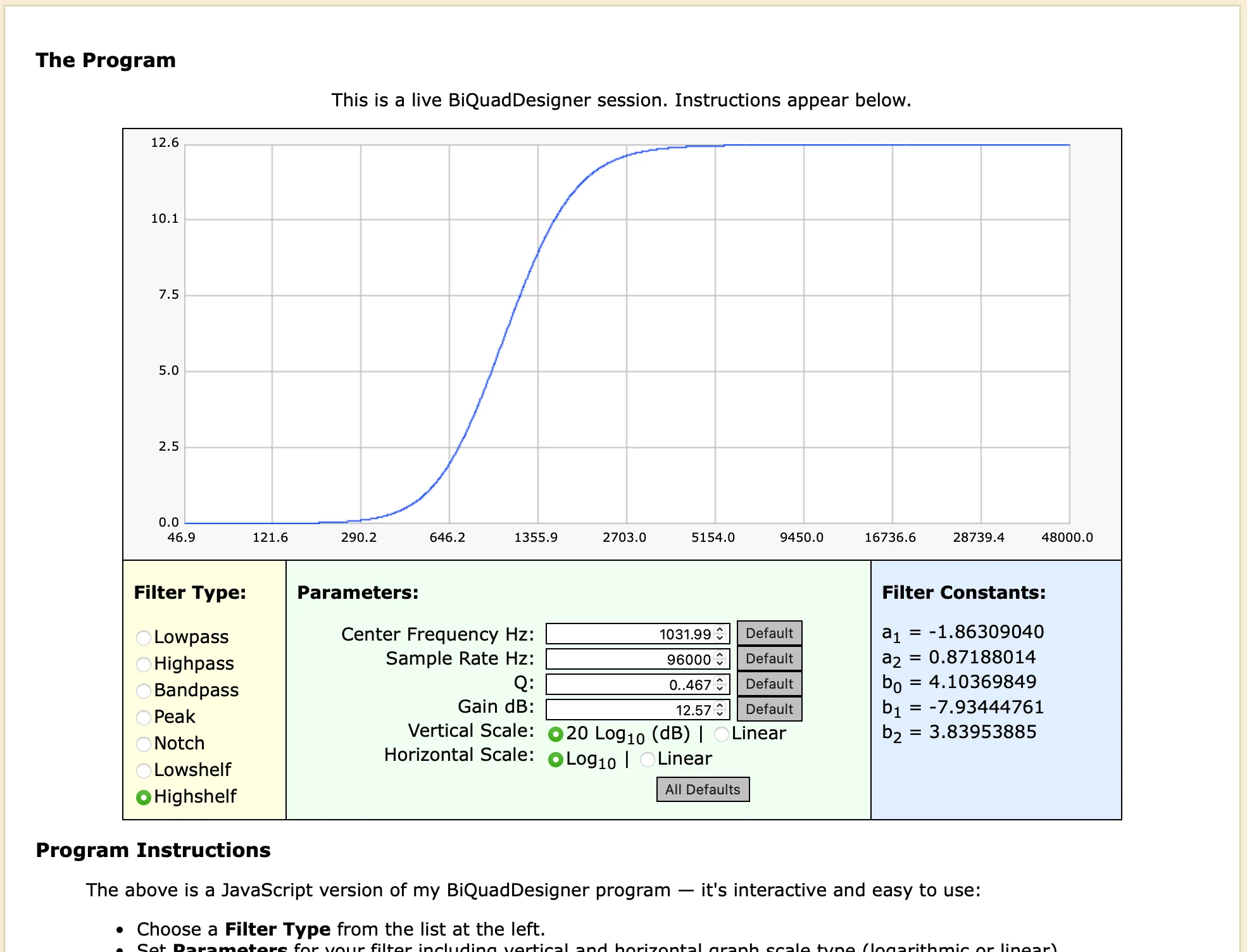 Digital-RIAA (2)Biquad-Coefs