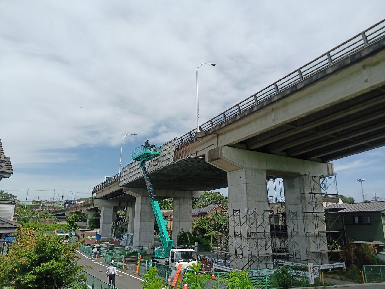 いつもの熱風RUNと、落ちそうな橋