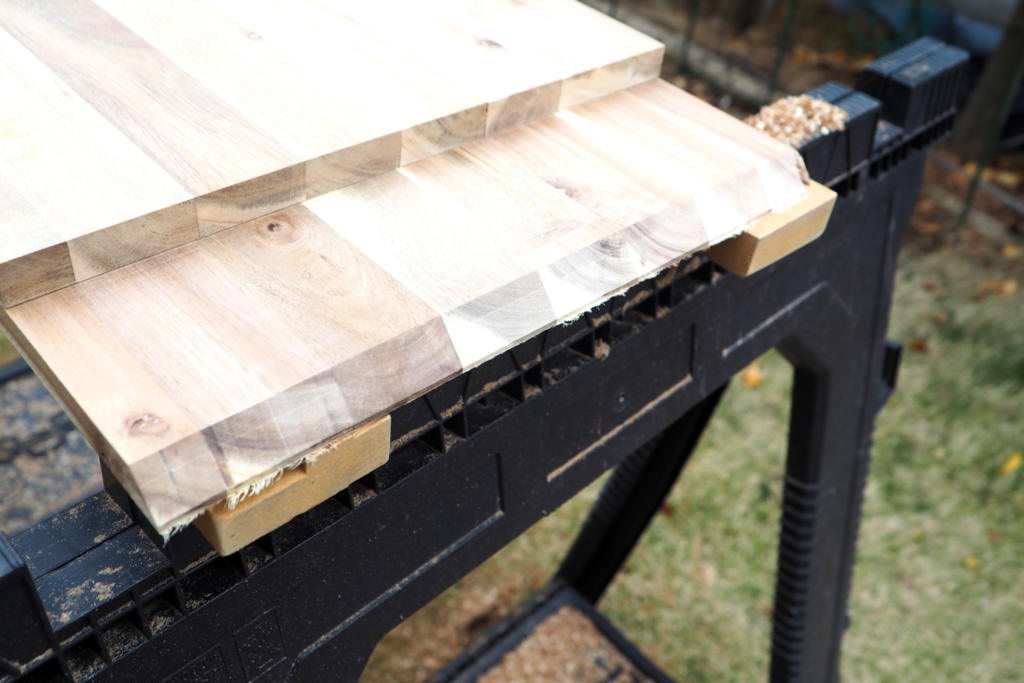 DS-25Bのサブバッフルを切り出す