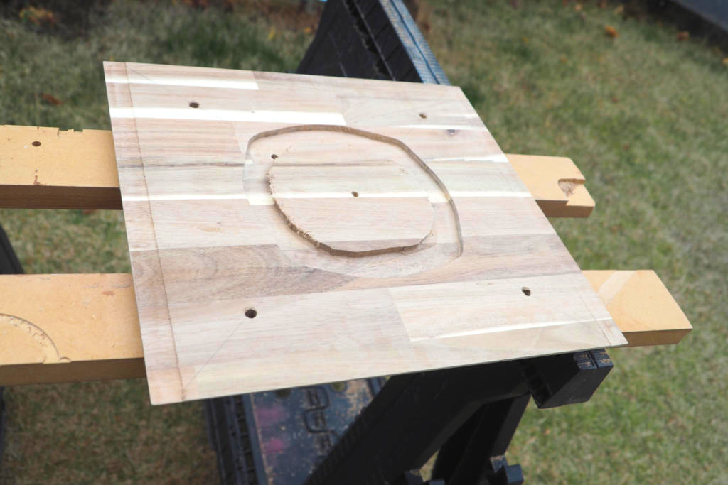 DS-25B サブバッフルをさらに落とし込み加工